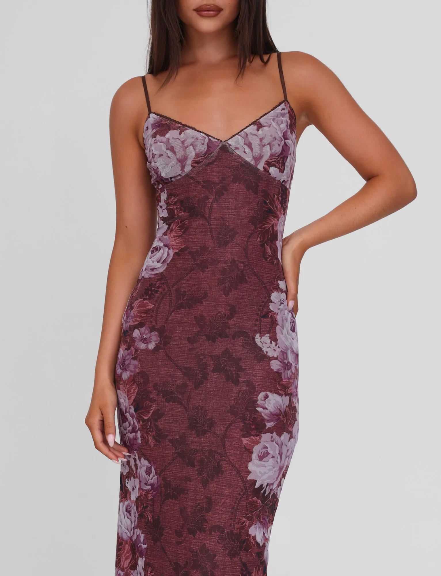 All-Day Fit JULIANNA DRESS - MULTI : FLORAL : ROSE STRIPE