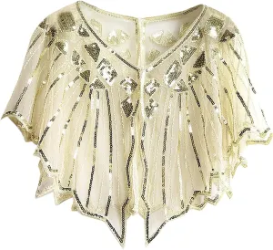 Puff Sleeve Shrugs for Women Summer Cropped Sheer Bolero Open Front Short Sleeve Chiffon Cardigans Lightweight Shrug