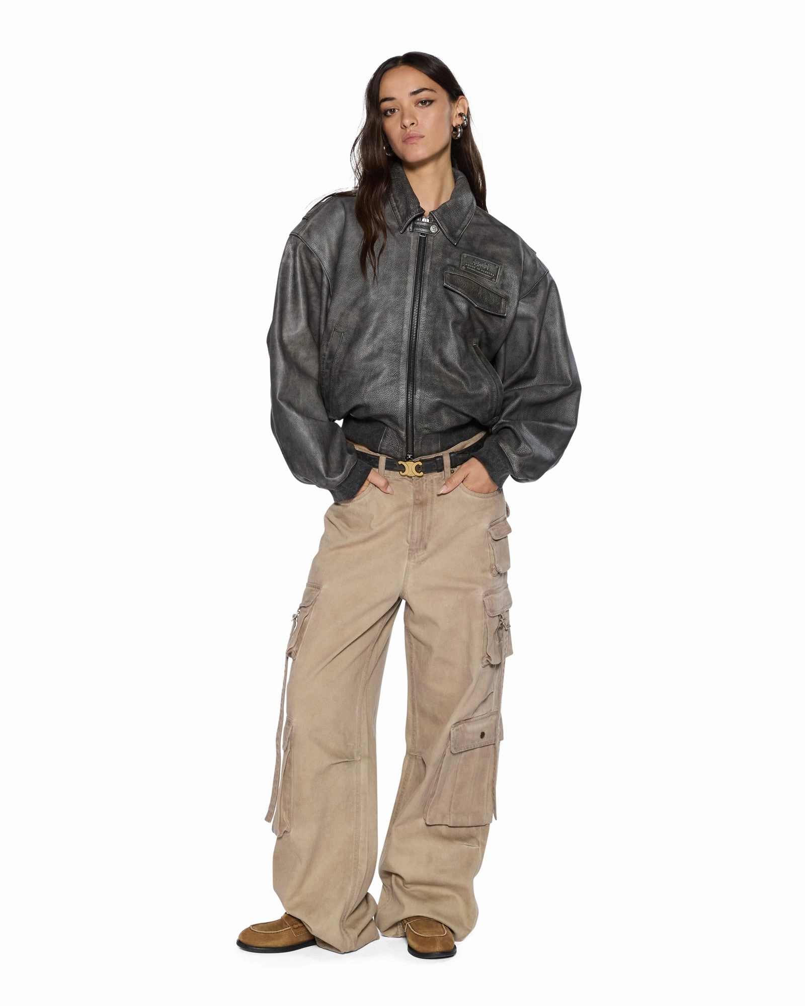 University Work Layer HIGHWAY BOMBER VINTAGE BLACK