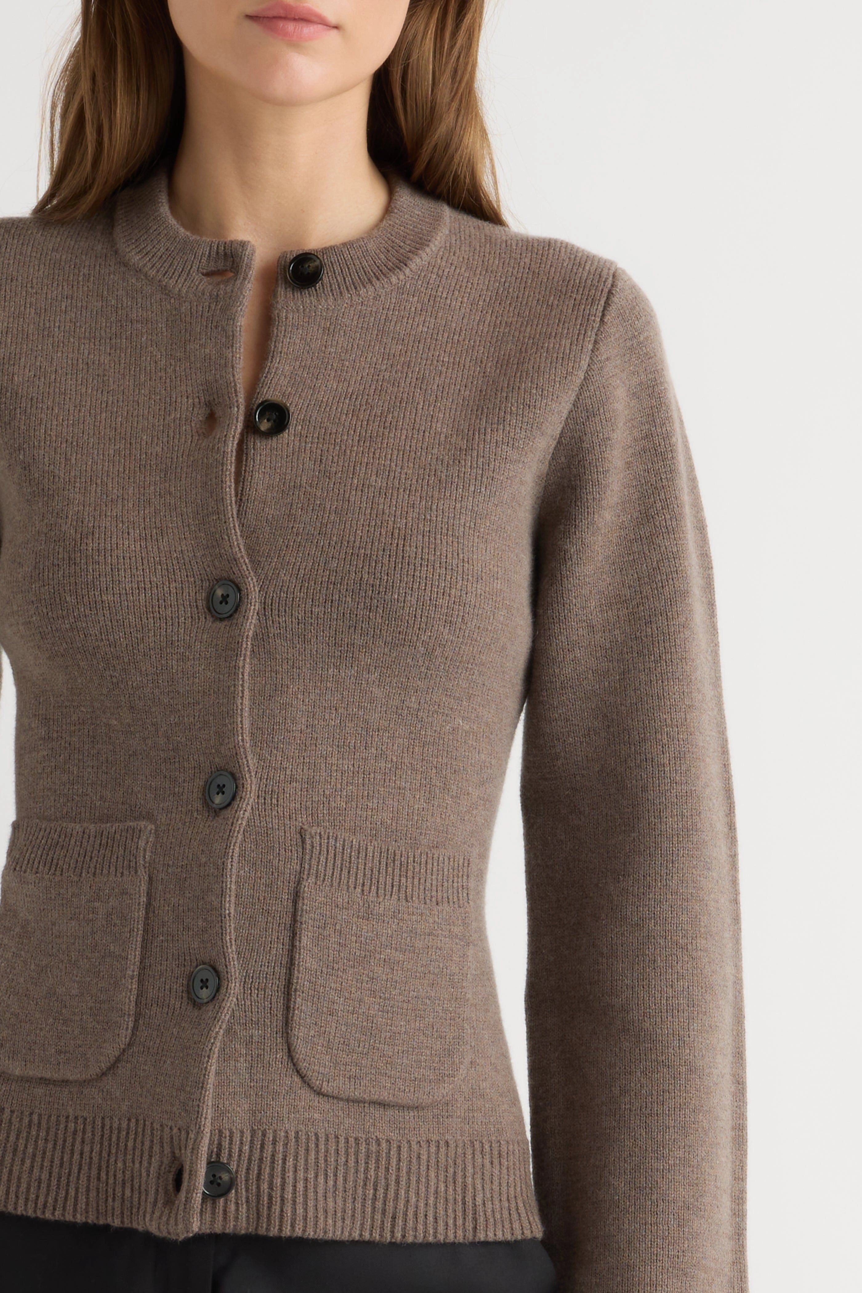 Eames Organic Cotton-Wool Cardigan Soft Touch Flexible Style