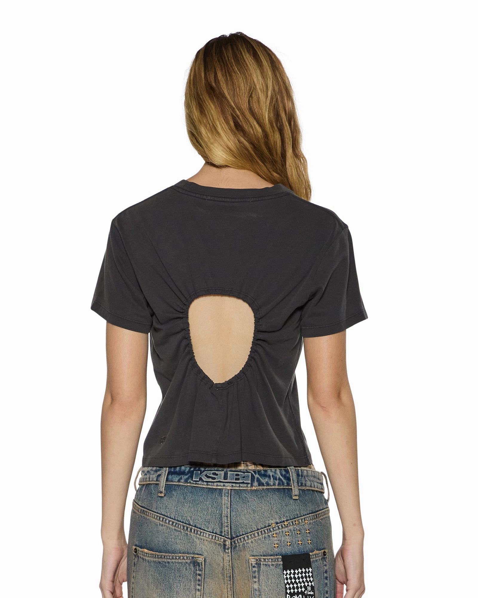 FUNNY BUNNY SHRUNKEN SS TEE WASHED BLACK NonChafingEdges
