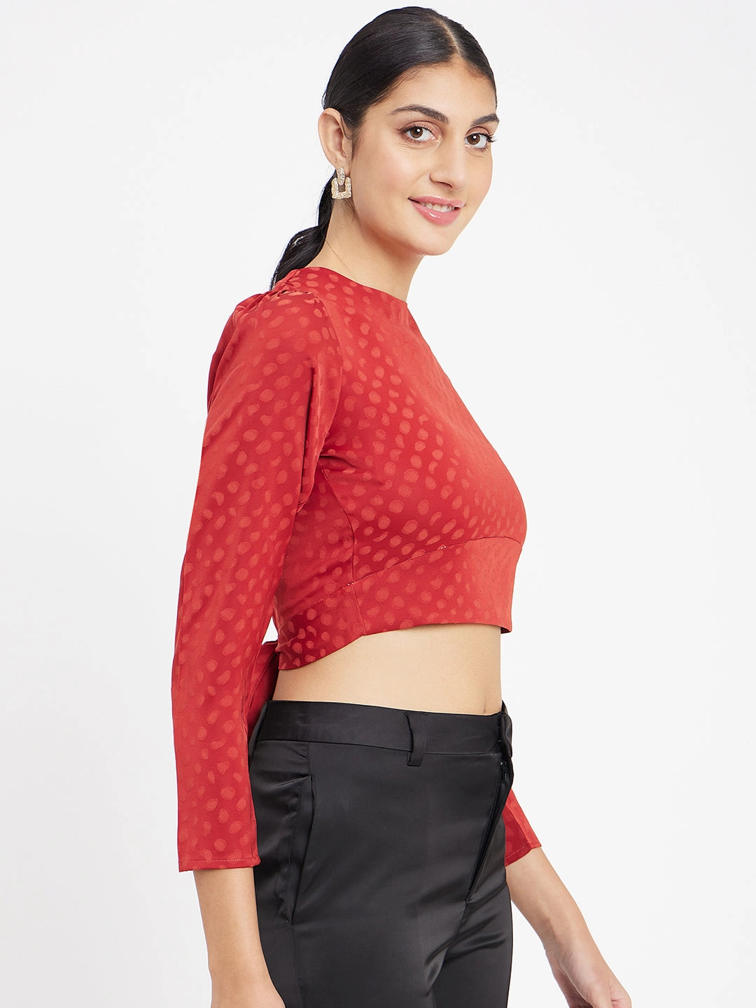 Madame Rust Crop Top Sustainable Material Blend