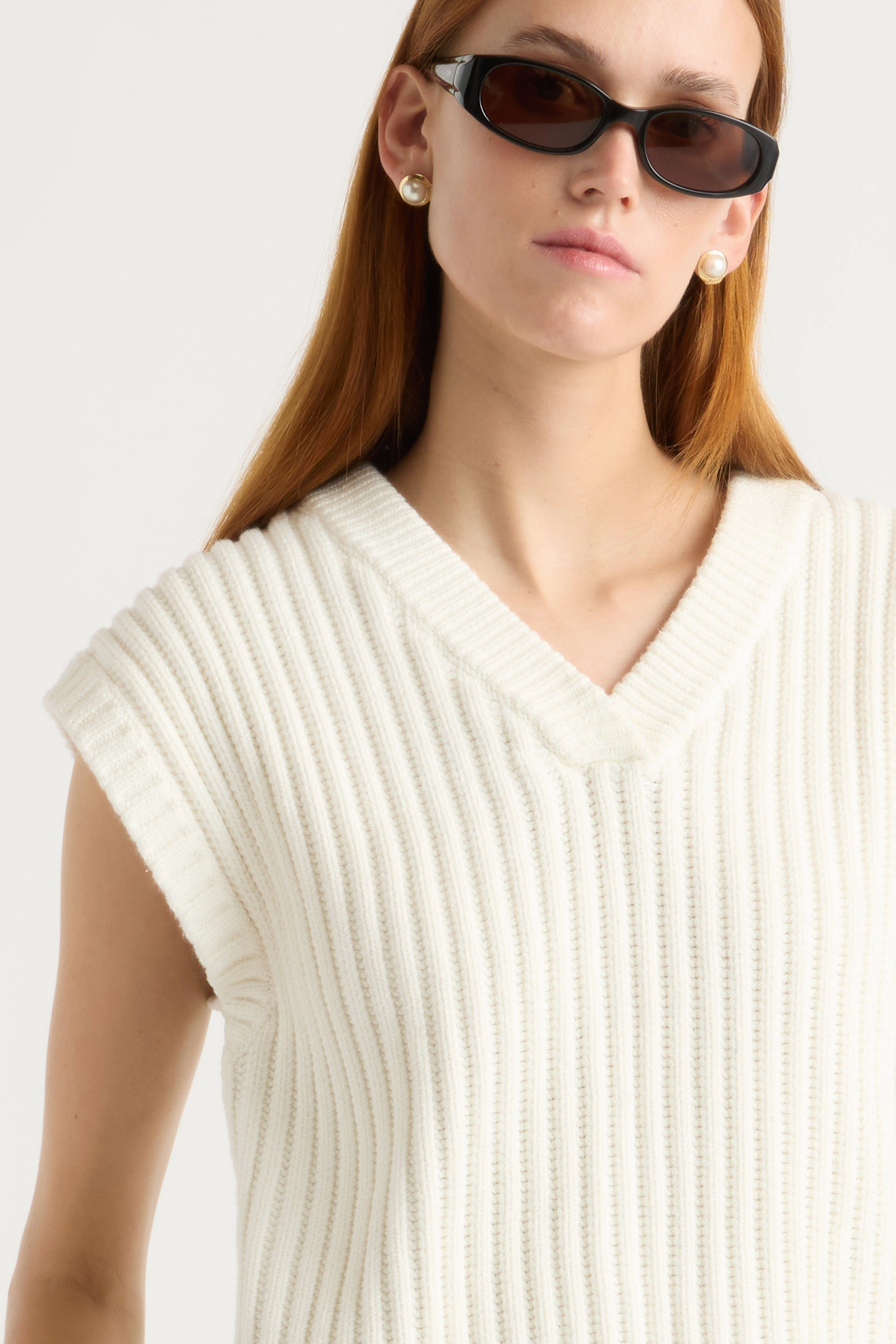 Nicola Organic Cotton Sweater Vest Anti Microbial Lining