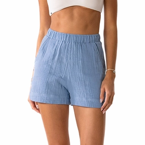 Coastal Style snowboard clothing Denim Blue Sandy Shorts