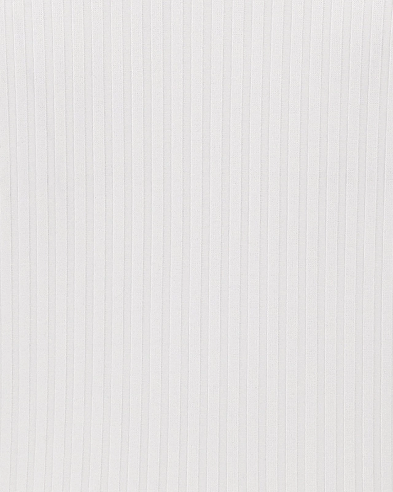 Rib layered cooling t-shirt - White Drop Shoulder Cut Luxurious Feel