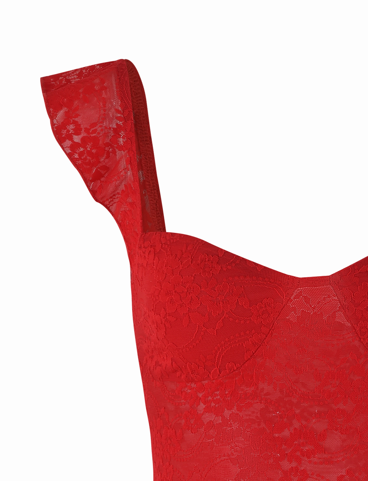 LORNA TOP - RED Adjustable Fit System