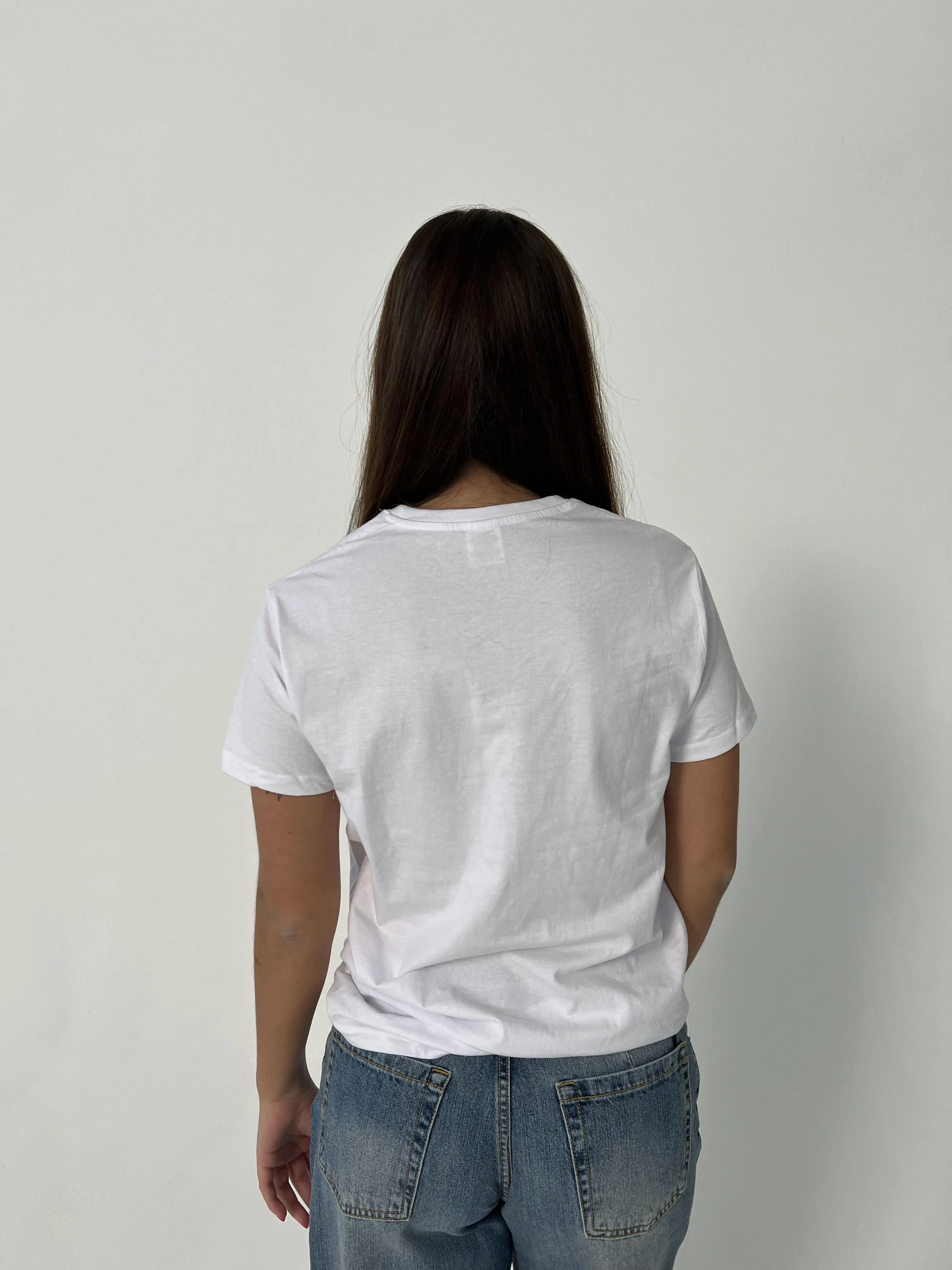 "Star" oversized tee - white
