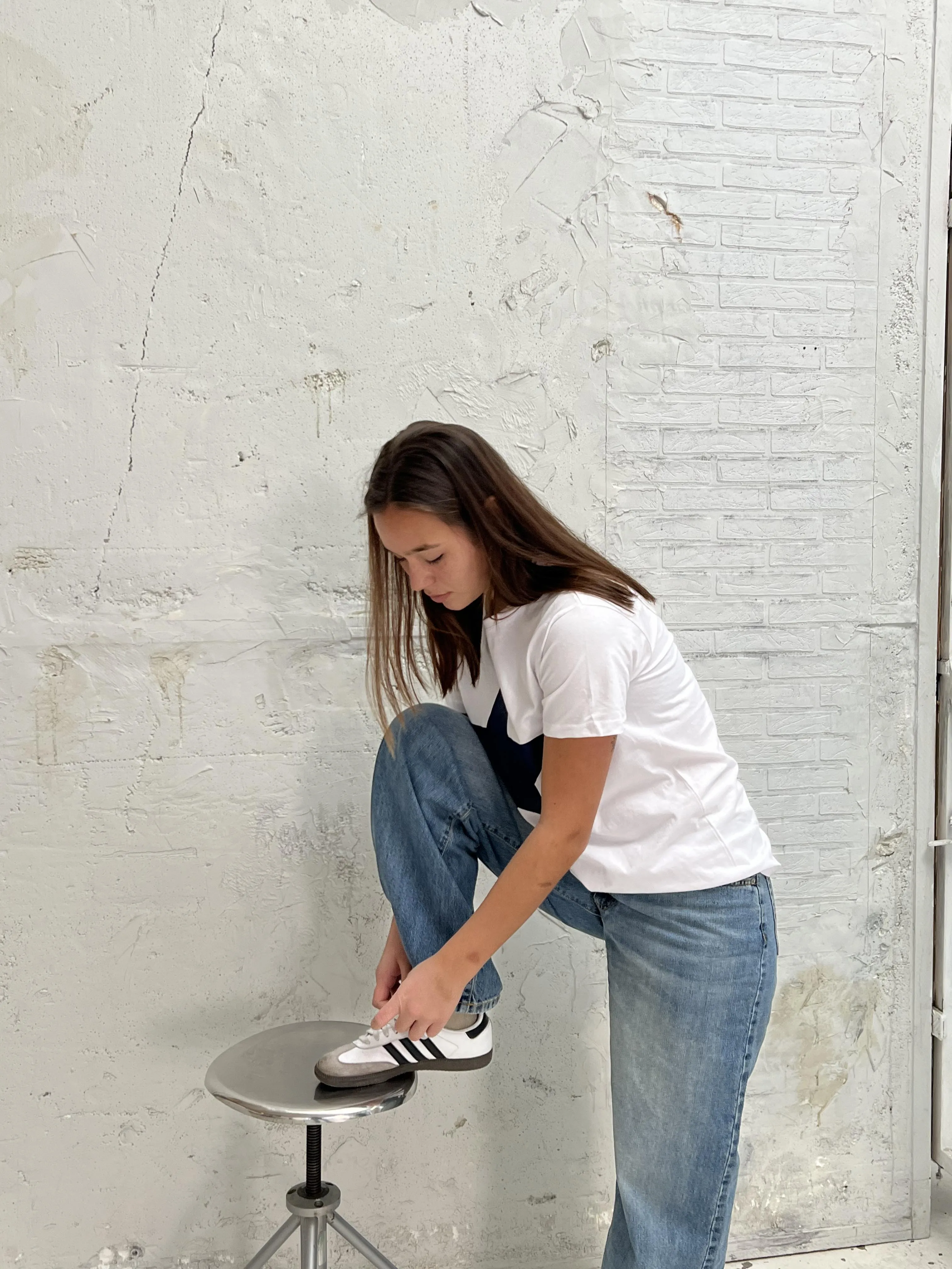 "Star" oversized tee - white