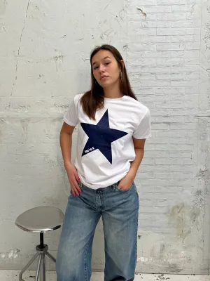 "Star" oversized tee - white