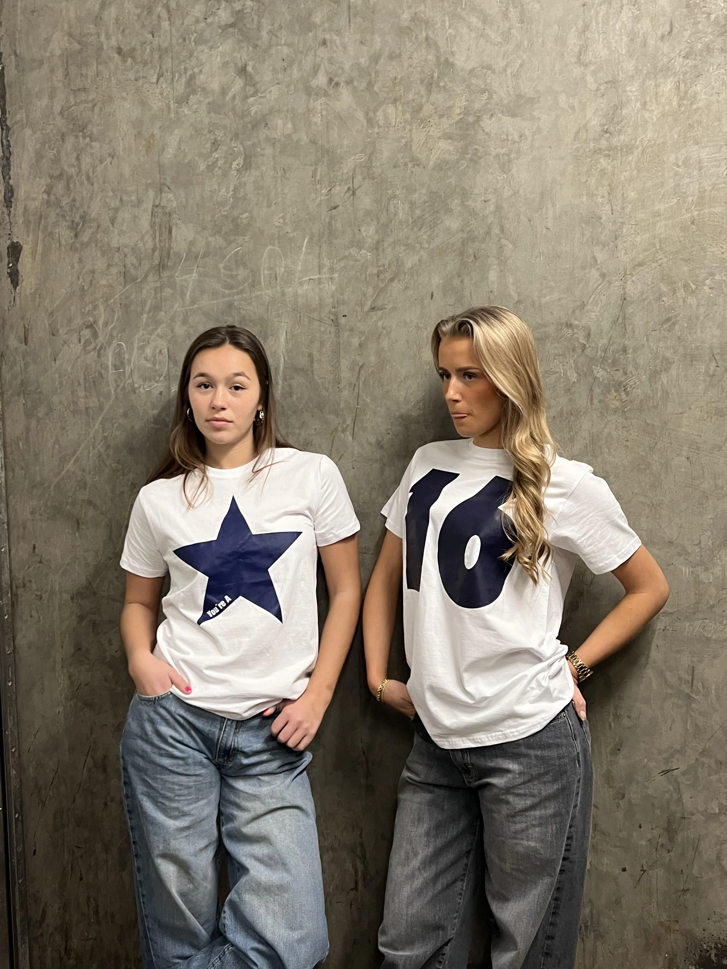 "Star" oversized tee - white