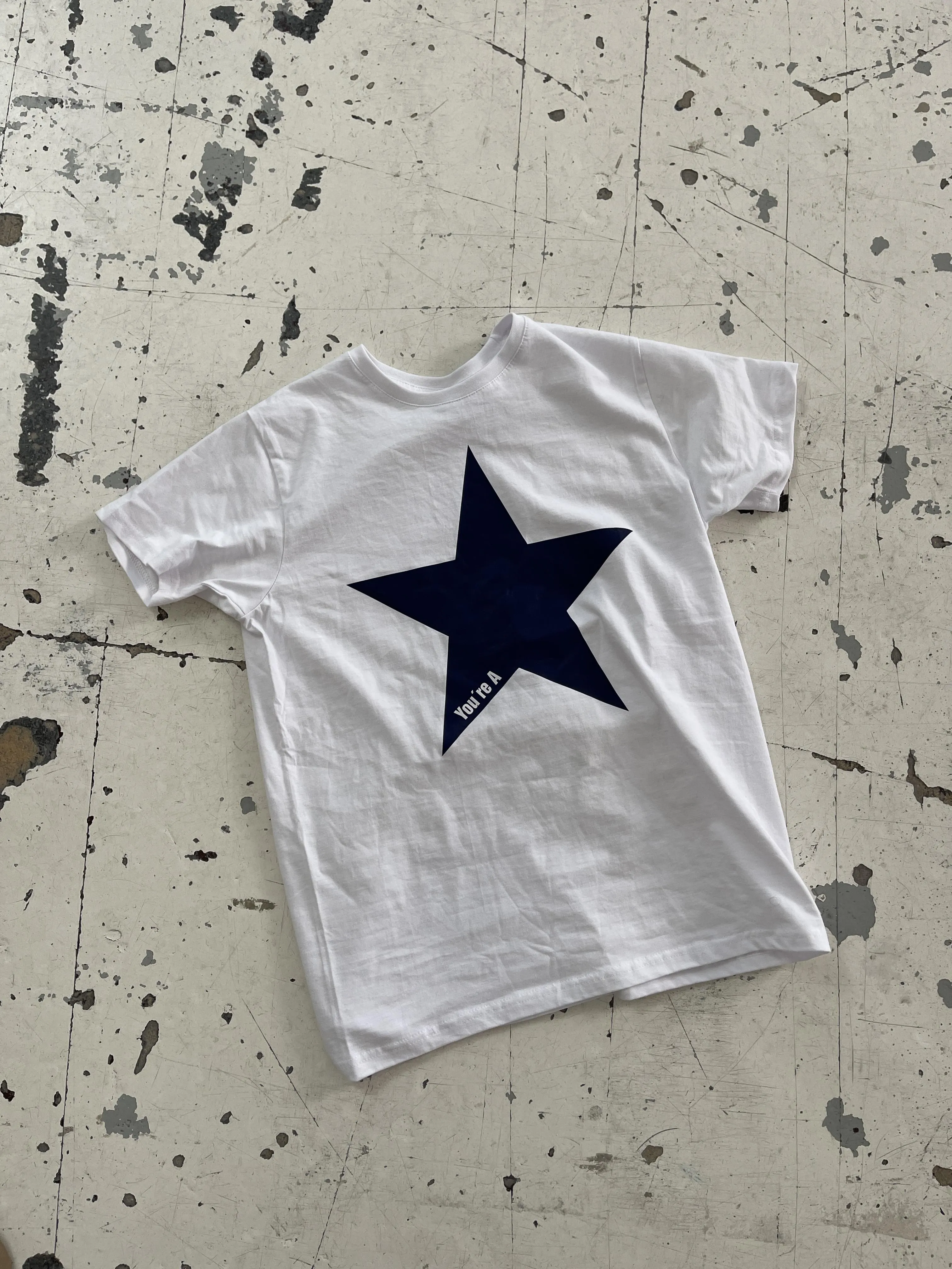 "Star" oversized tee - white