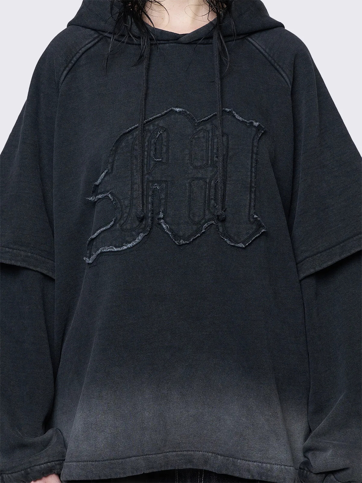 Rae Wash Layered Hoodie