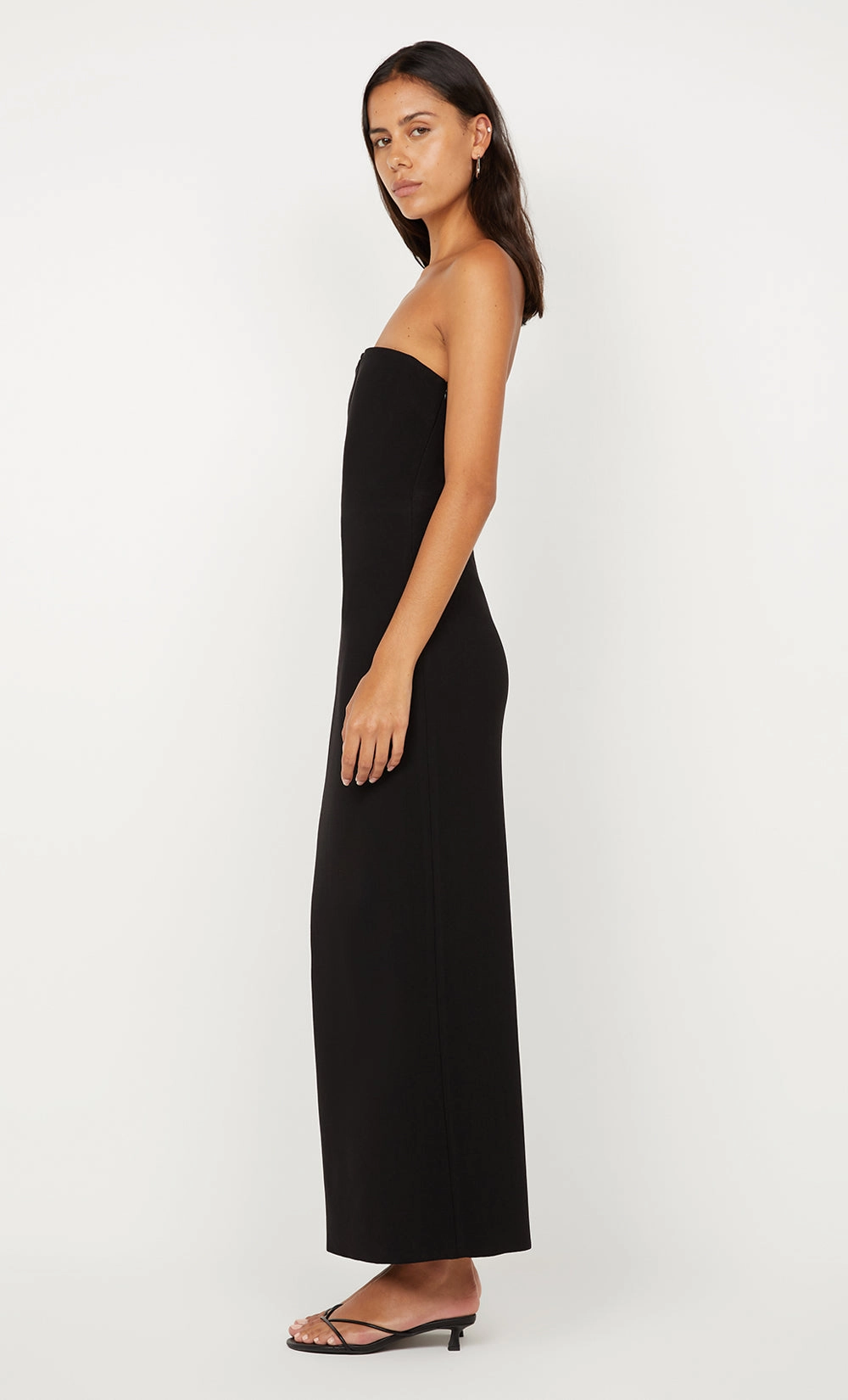 Lightweight Layer RAFI STRAPLESS DRESS - BLACK