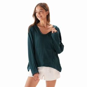 Rainforest Baja Pullover Soft Hoodie