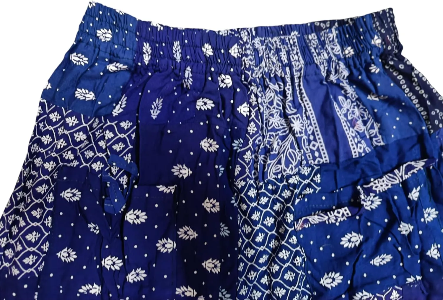 RAJBHOOMI HANDICRAFTS Boho Pants for Women - Hippie Pants for Women Boho Joggers, Bohemian Flowy Hippie Clothes Yoga Pants