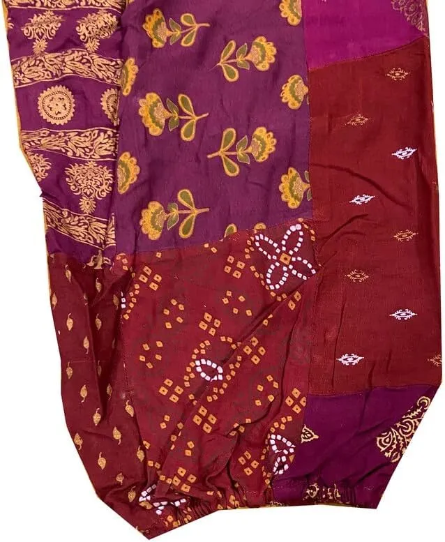 RAJBHOOMI HANDICRAFTS Boho Pants for Women - Hippie Pants for Women Boho Joggers, Bohemian Flowy Hippie Clothes Yoga Pants