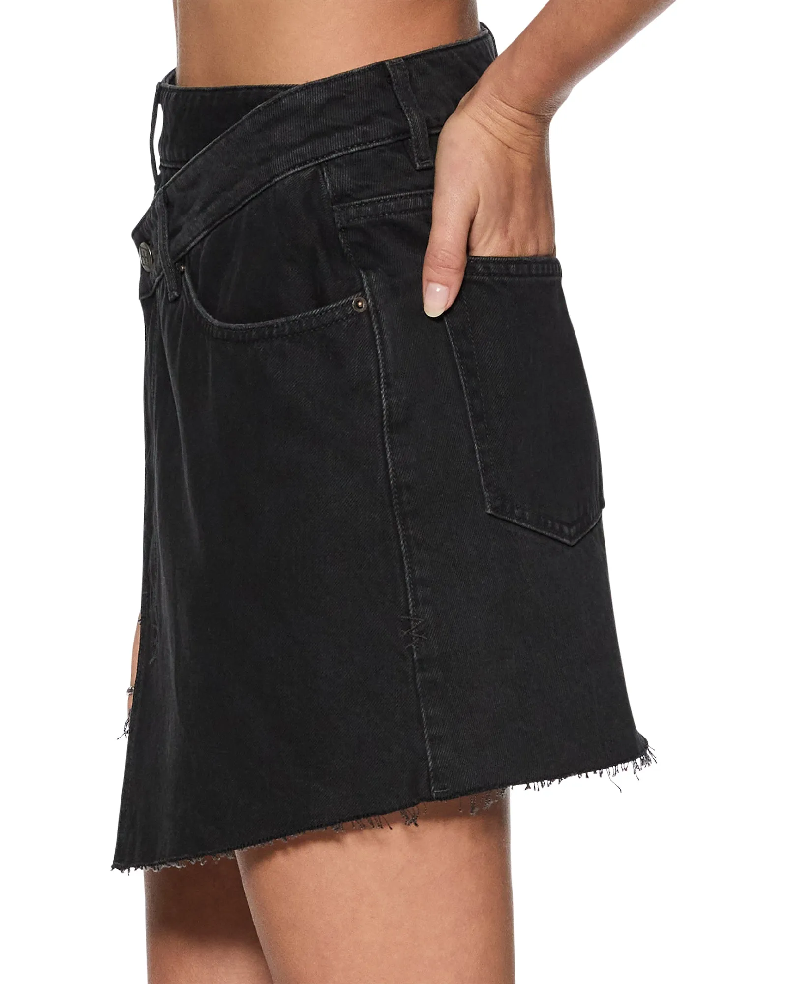 RAP SKIRT STEALTH Trendy Waist Neutral Daily Wear
