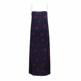 Raspberry Sicily Dress relaxed shape