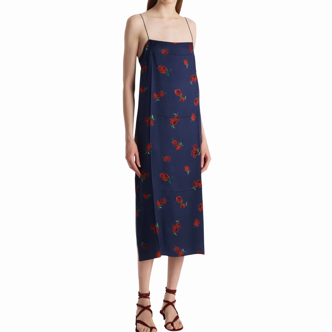 Refined Presence Lace-Edge Raspberry Sicily Dress