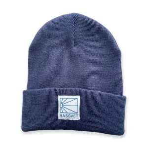 Rassvet 'Logo Tag' Beanie (Navy)