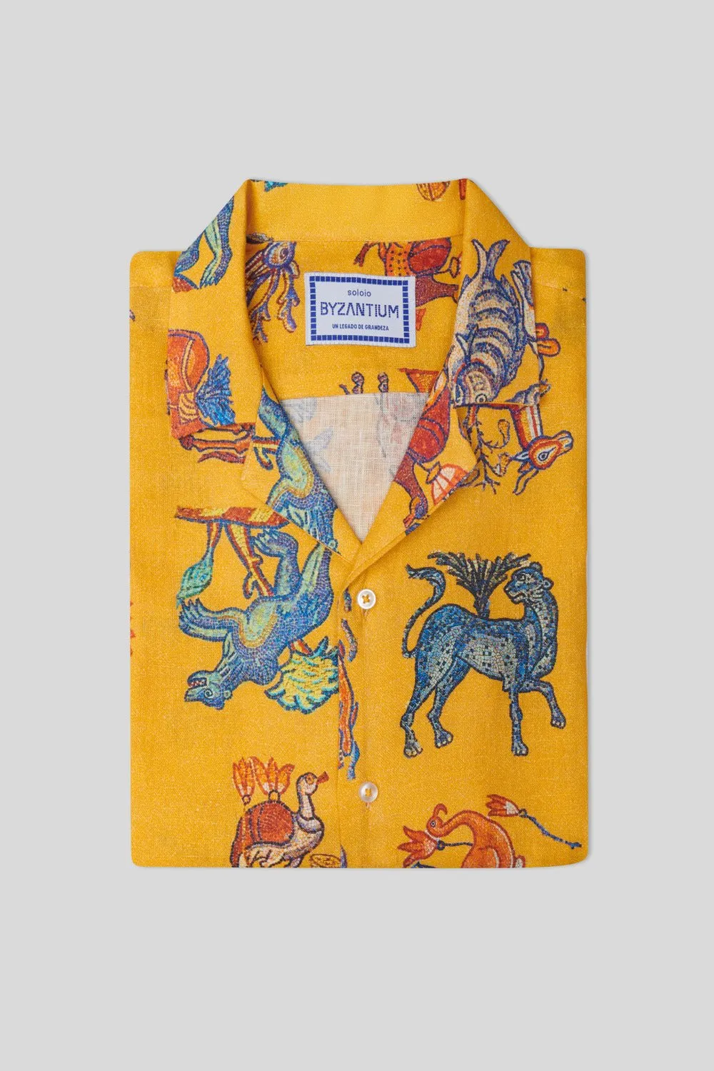 ravena linen shirt yellow