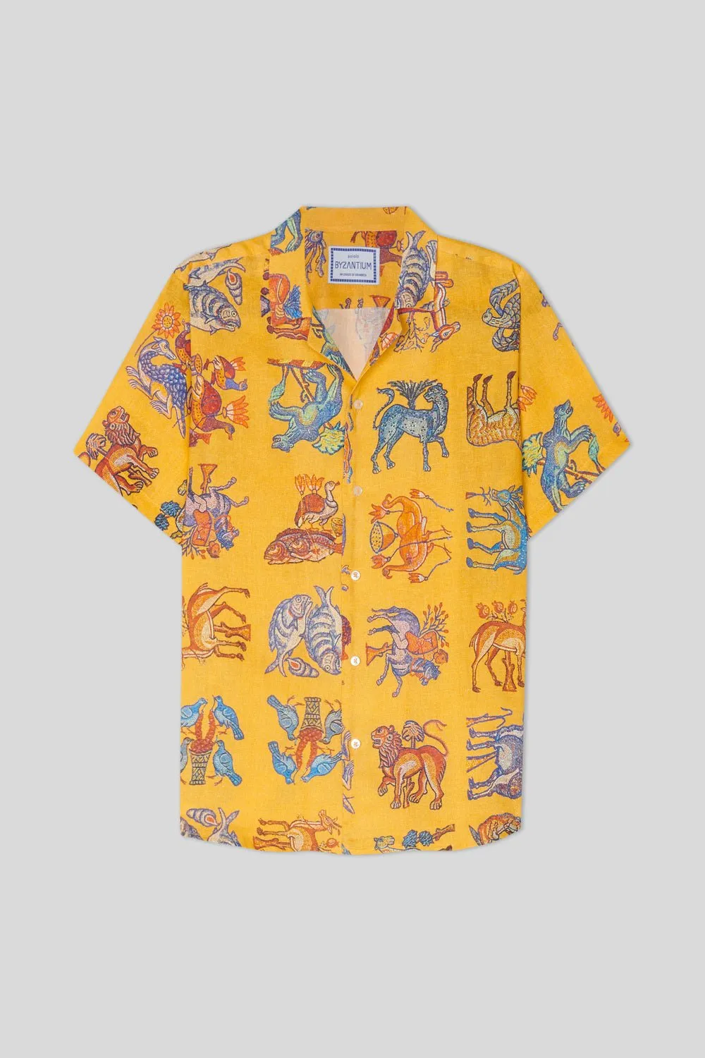 ravena linen shirt yellow