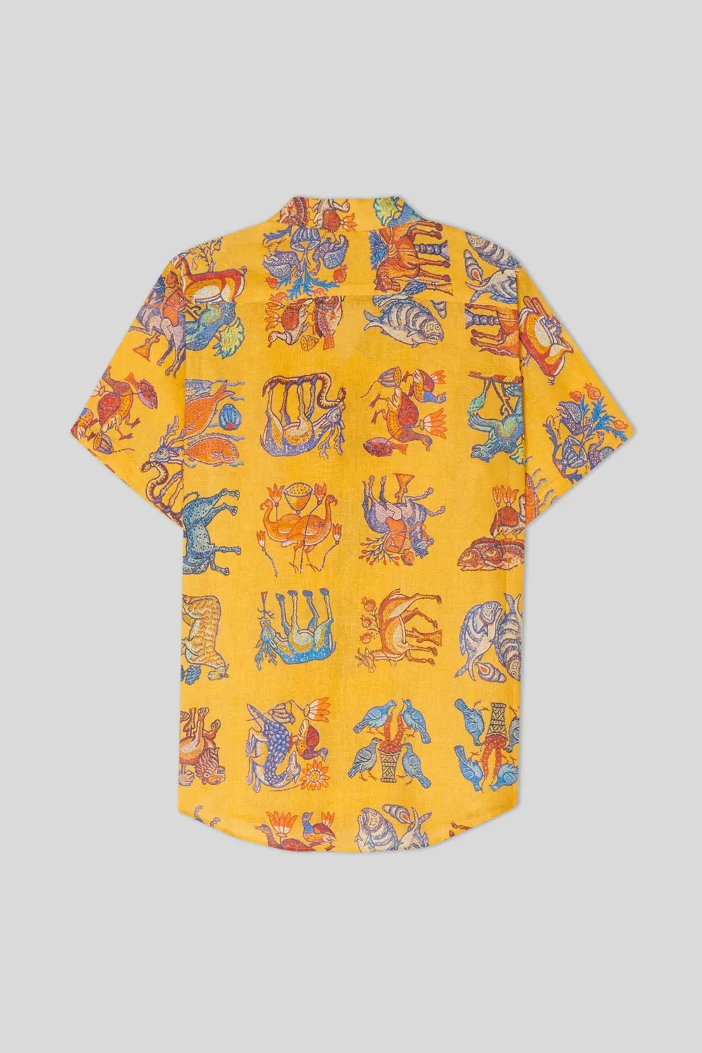ravena linen shirt yellow