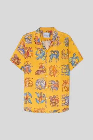 ravena linen shirt yellow