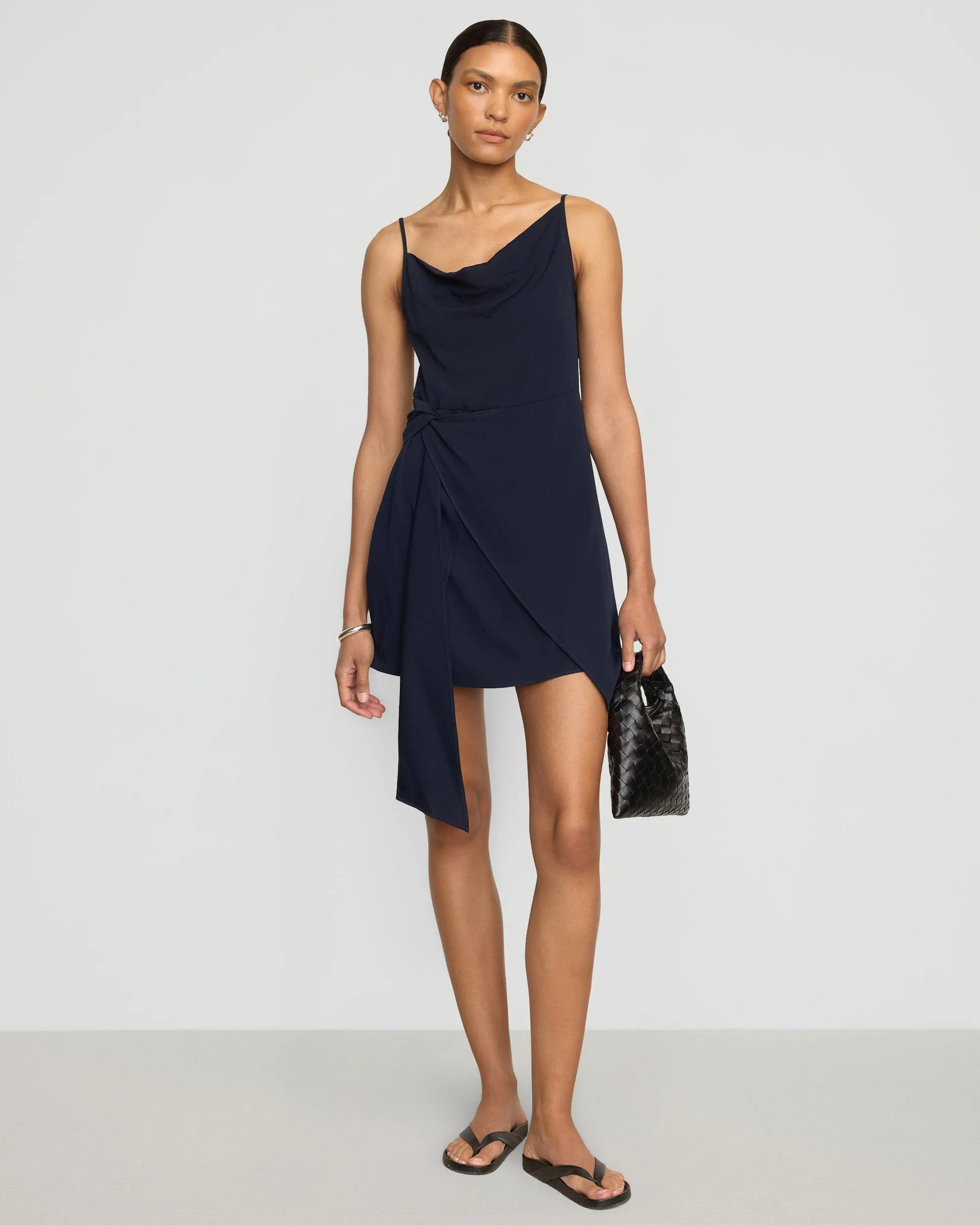 Modern Layering Kamini Asymmetric Mini Dress