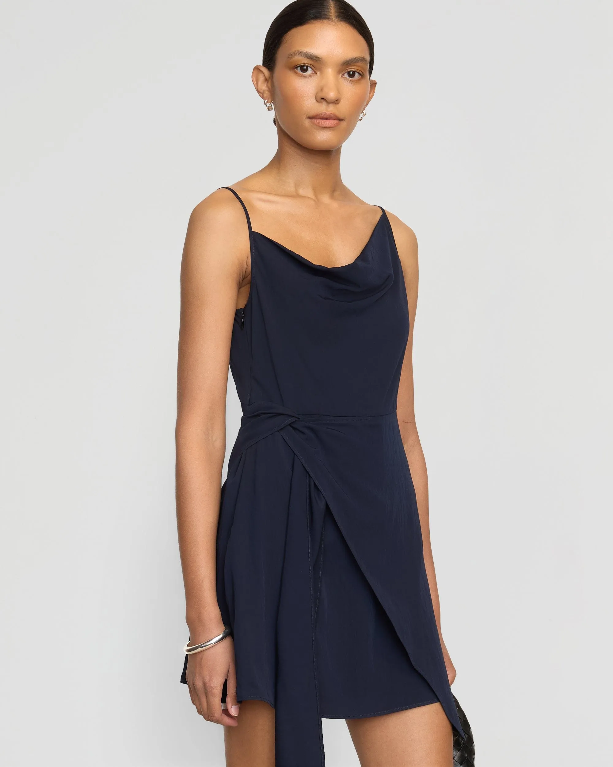 Kamini Asymmetric Mini Dress Minimal Touch Mood Booster