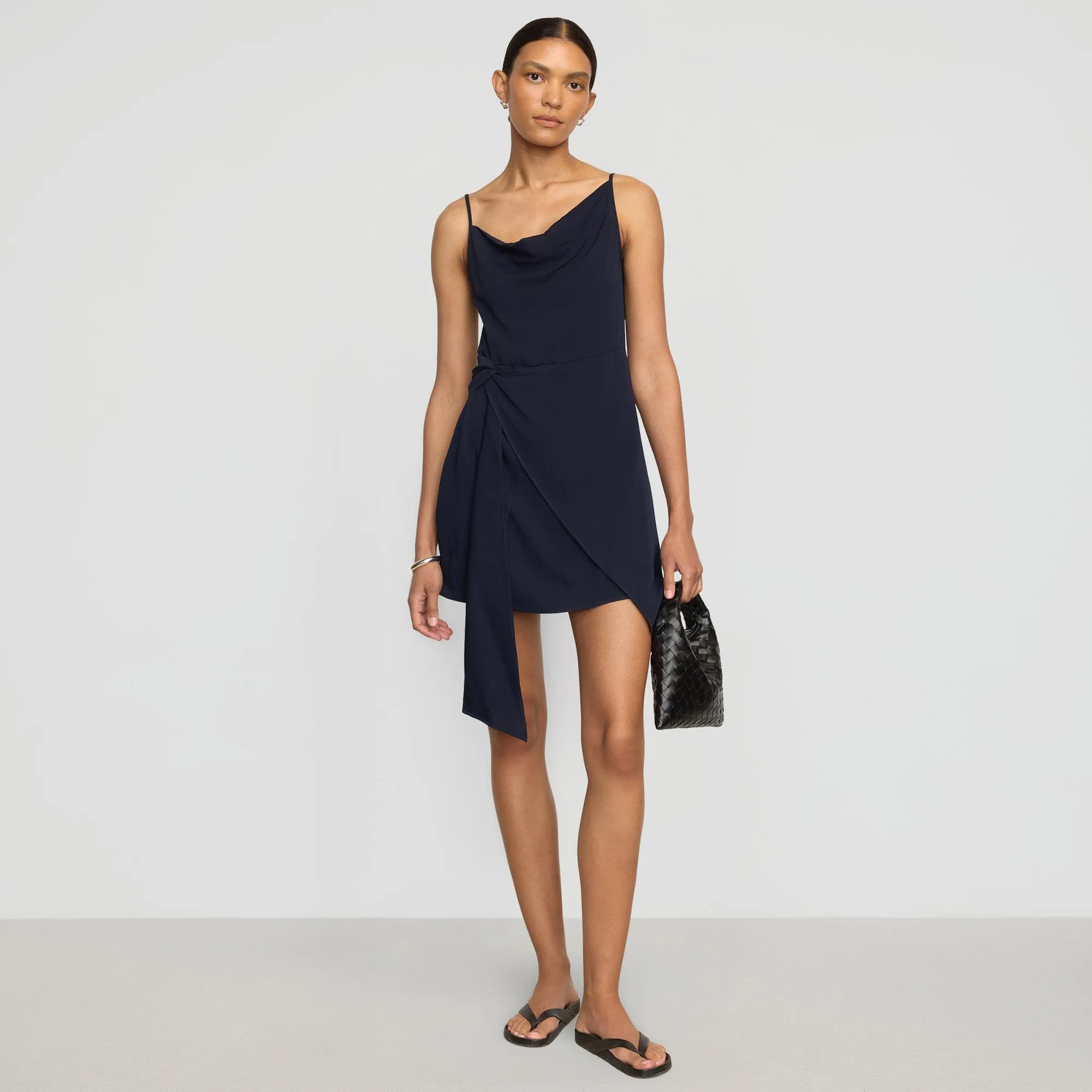 Cool Undertone Kamini Asymmetric Mini Dress