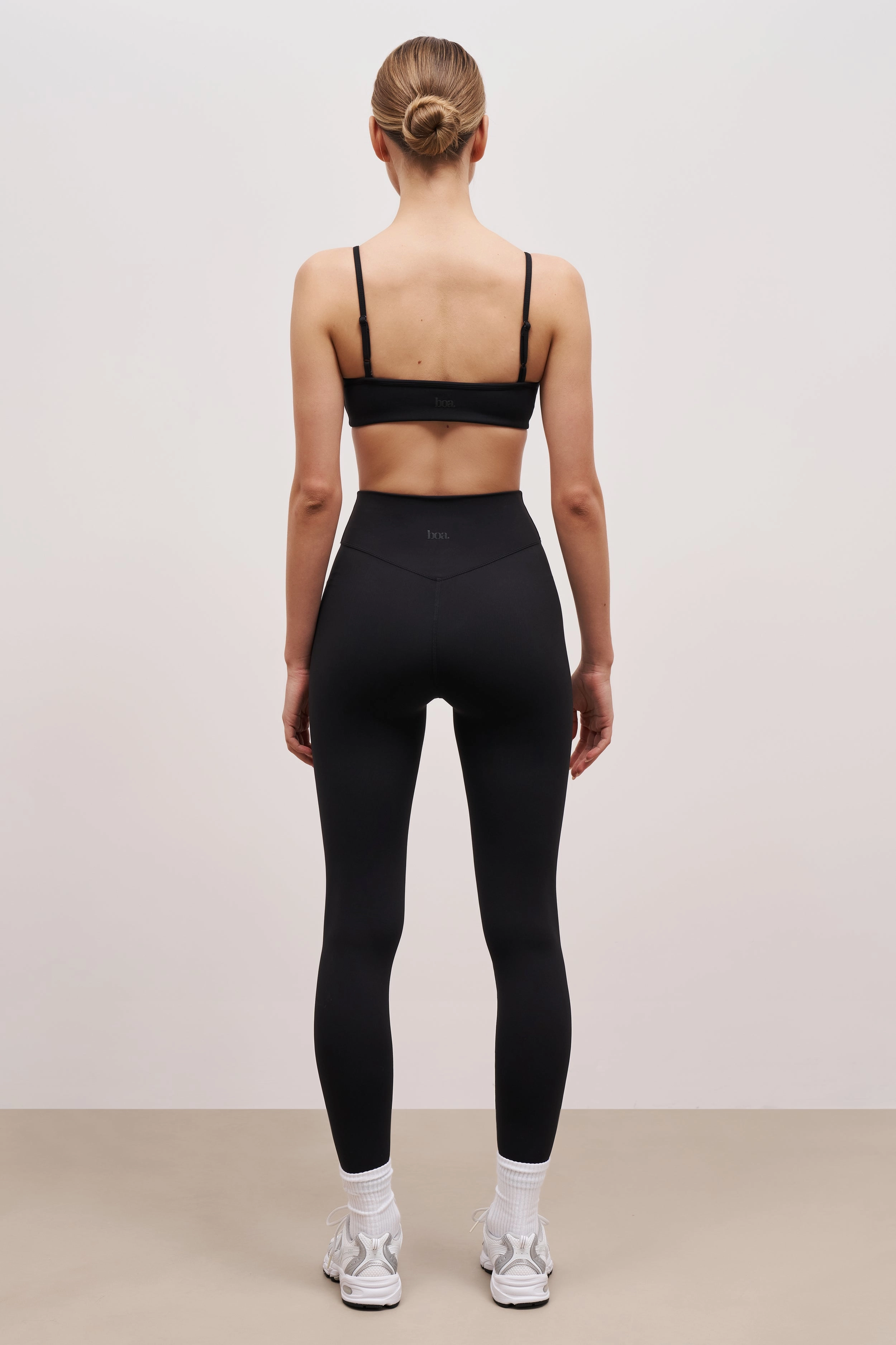 Shrinkage Prevention Treatment Base Sculpting Cami Bra - Black
