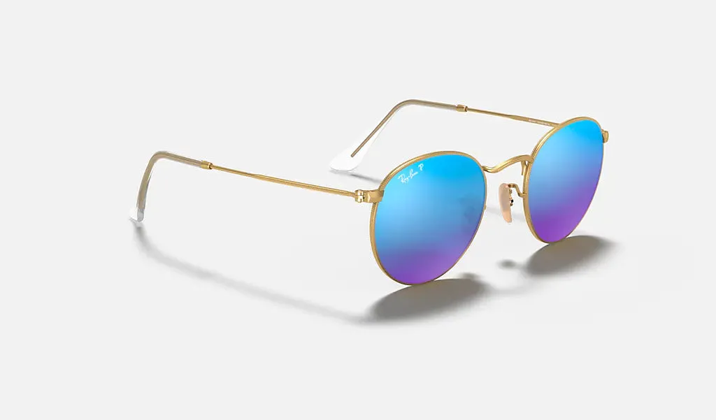 Ray Ban Round Metal Polarized Sunglasses