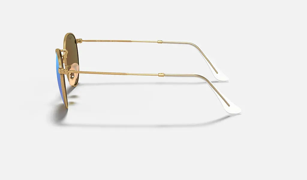 Ray Ban Round Metal Polarized Sunglasses