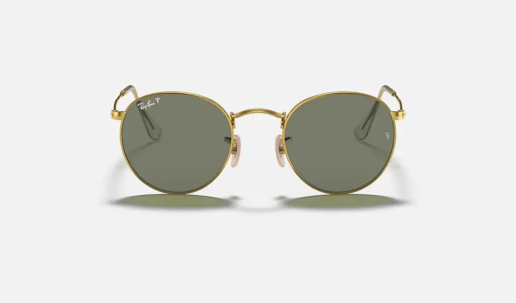 Ray Ban Round Metal Polarized Sunglasses