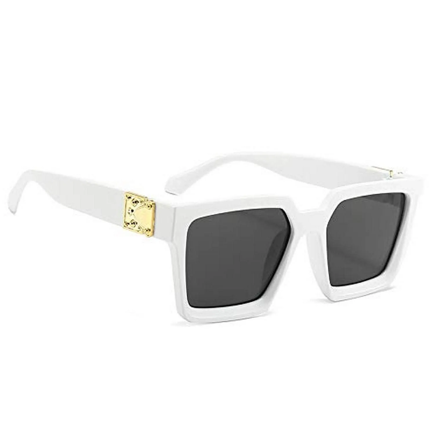 Rectangular Sunglasses (For Men & Women, Black)