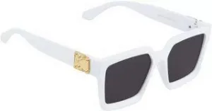 Rectangular Sunglasses (For Men & Women, Black)