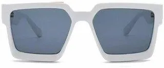 Rectangular Sunglasses (For Men & Women, Black)