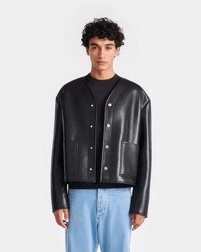 Moisture Wicking Tech not enough Vico - Bonded Shearling Jacket - Black Brown