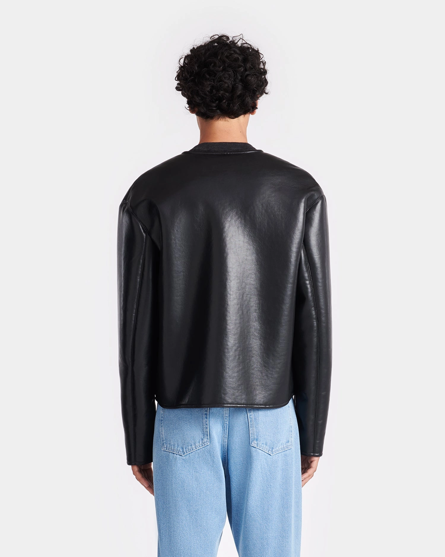 New Must Have Vico - Bonded Shearling Jacket - Black Brown