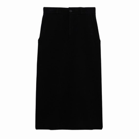 Cashmere Tailored Skirt Quick Dry Technology A Line Silhouette