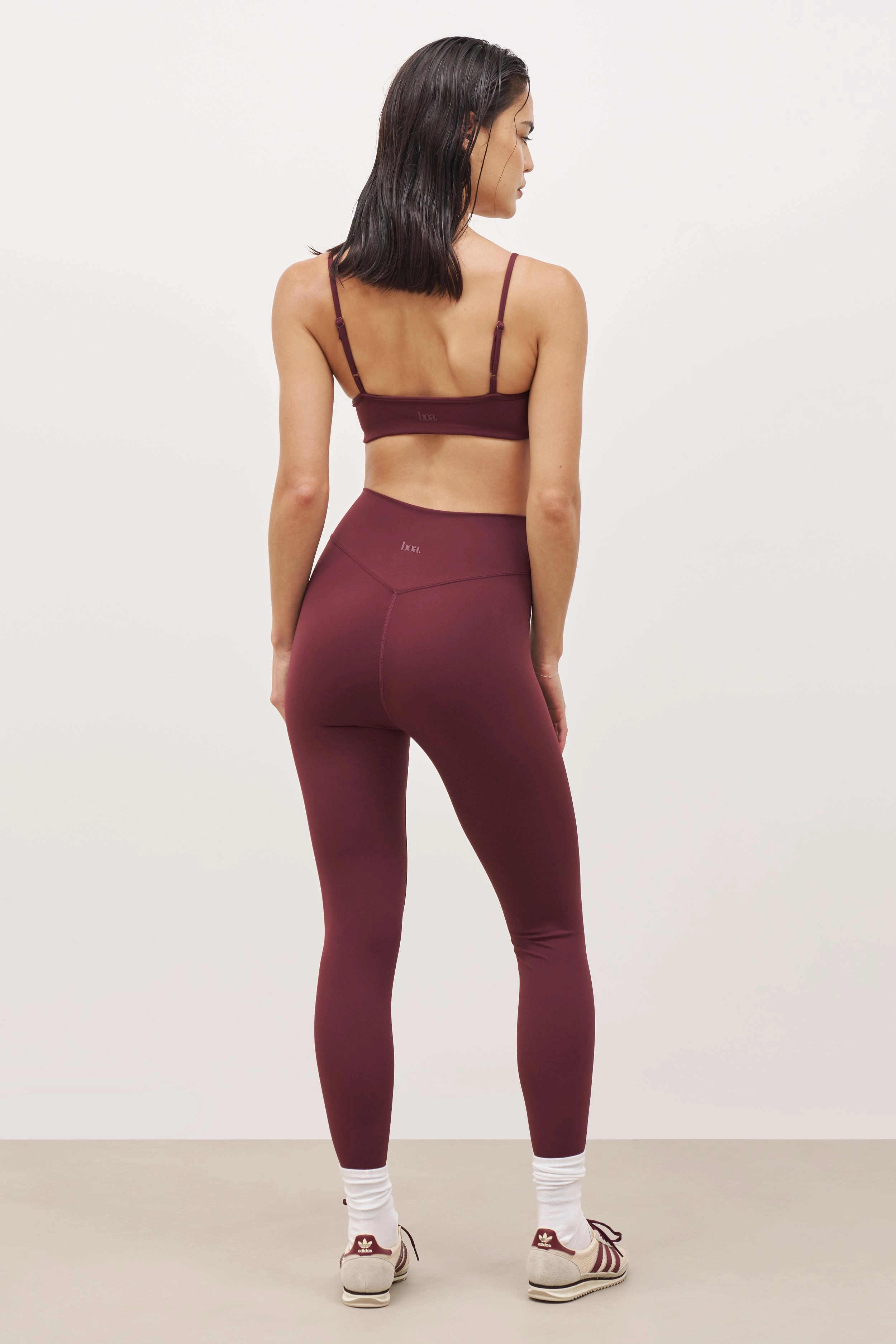 Base Sculpting Leggings - Merlot Brushed Interior