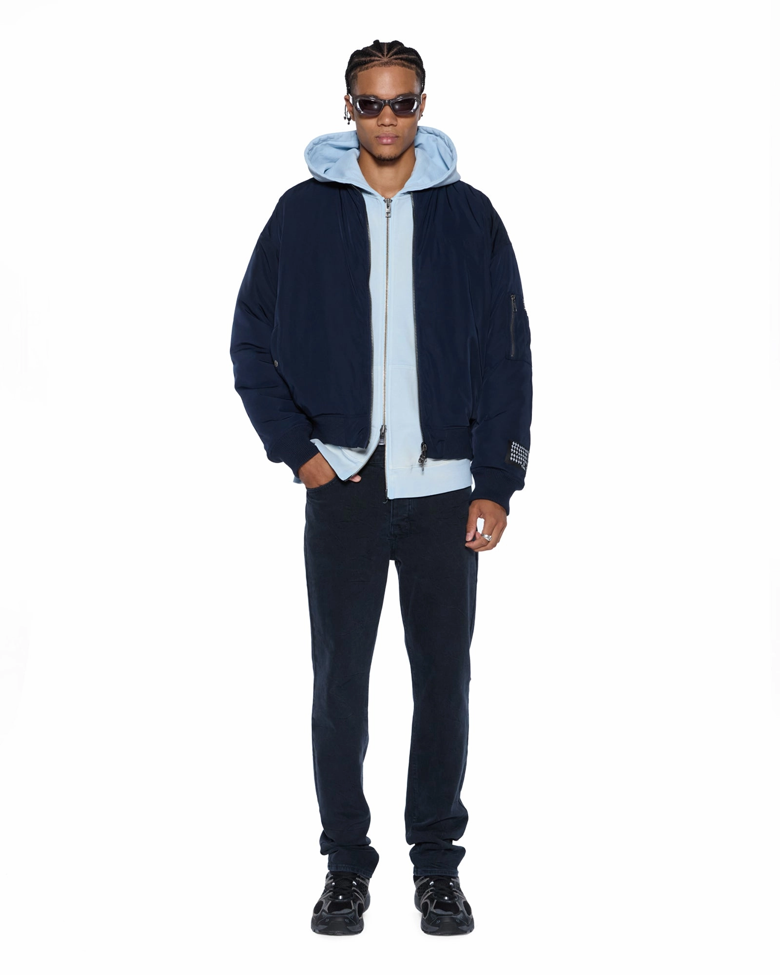 Quick-Dry SunProtective INTRUDER EKCESS ZIP THRU HOOD ICE MIST