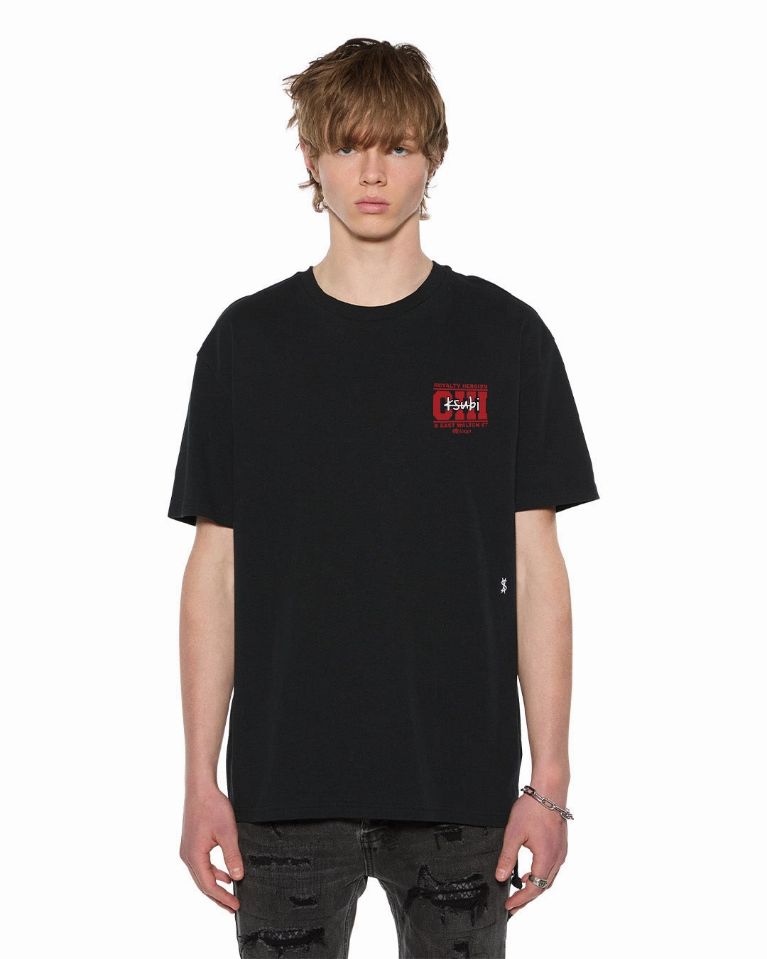 CHICAGO AND THE STREETS SS BIGGIE TEE BLACK Everyday Fit Sporty Vibe