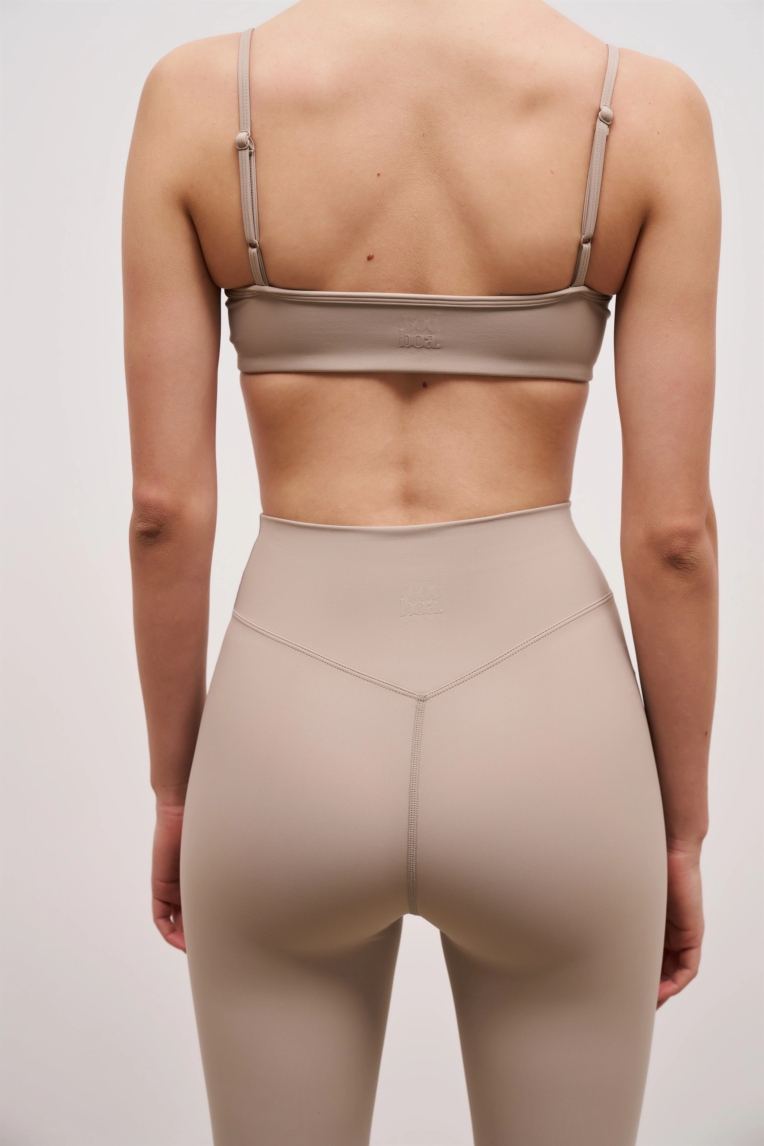 ButterSoftTexture Ethically Sourced Material Base Sculpting Cami Bra - Taupe