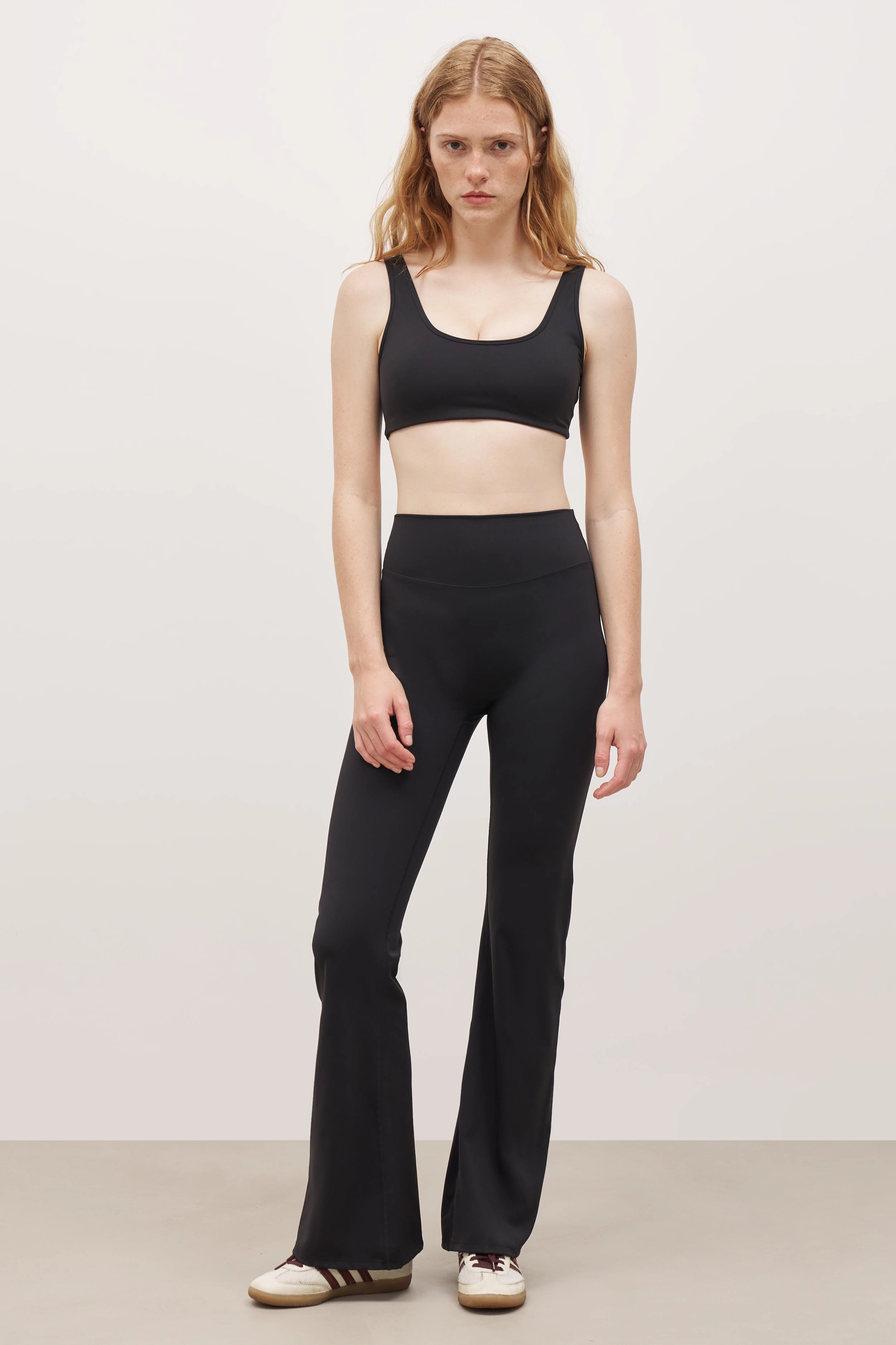 Buttery Soft Handfeel BreathableMeshInsert Base Sculpting Bralet - Black