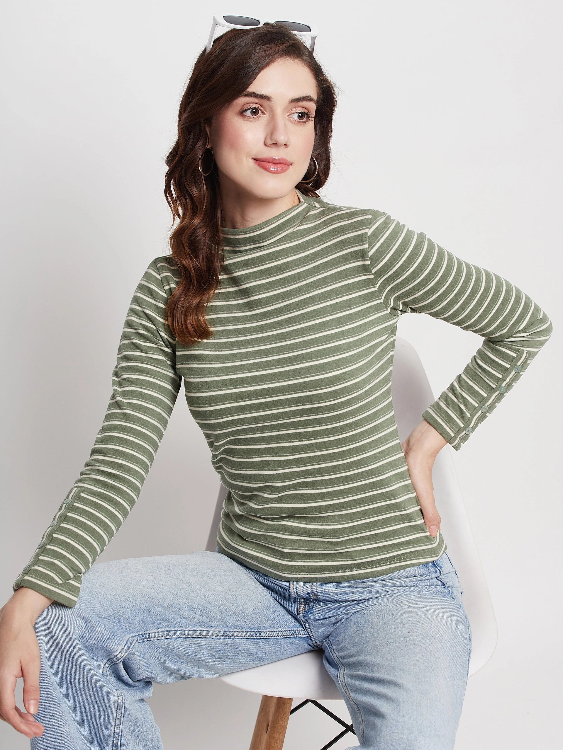 Madame Green Knitted Top Zero Waste Production Label