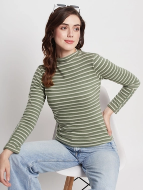 Madame Green Knitted Top Zero Waste Production Label