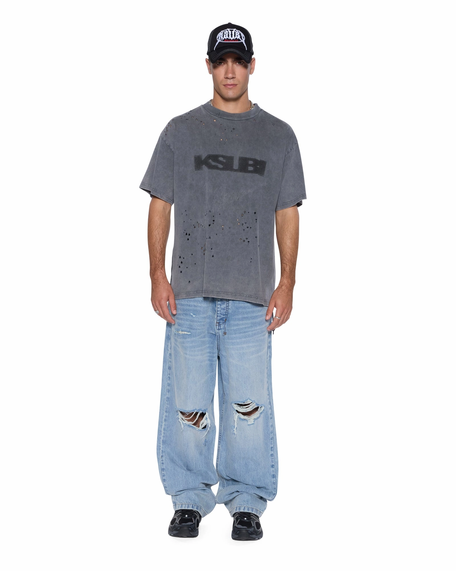 BLASTED EKCESS SS TEE RHINO Formal Occasion Cozy Layer Fit