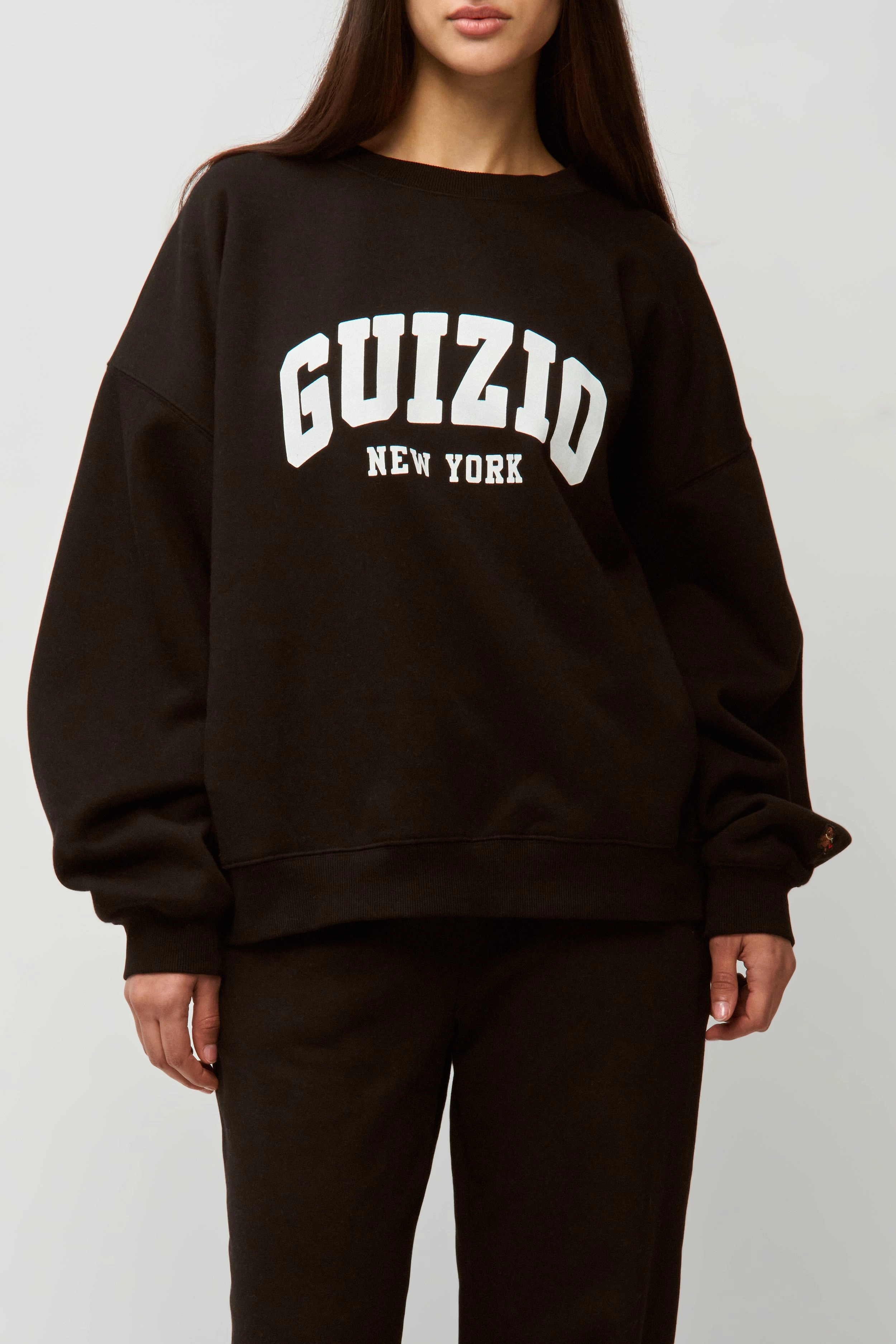 Guizio Fleece Crewneck Breathable Yarn Street Layer
